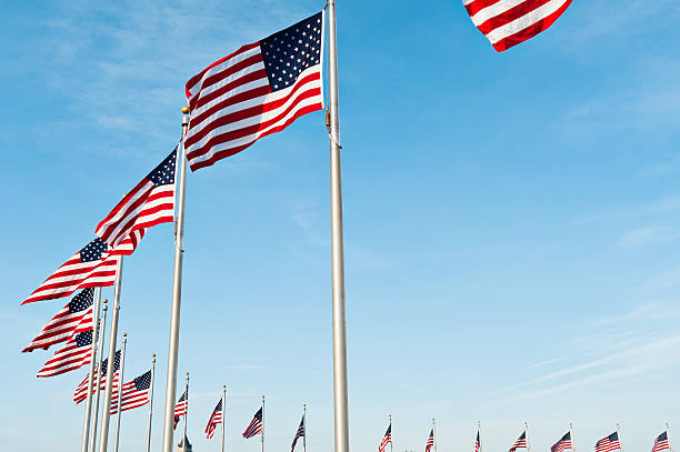 istock Ring Of USA Flags 165175204