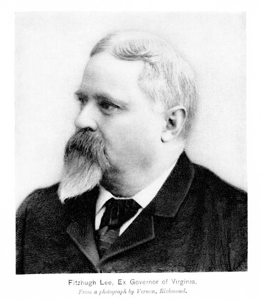 istock Fitzhugh Lee Portrait, Governor of Virginia, Nephew of Confederate General Robert E. Lee, 19th Century  American History 1651755497