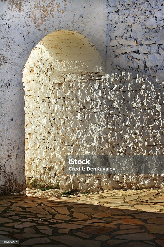 Old stone castle Tor in einem alten Stil - Lizenzfrei Abschied Stock-Foto