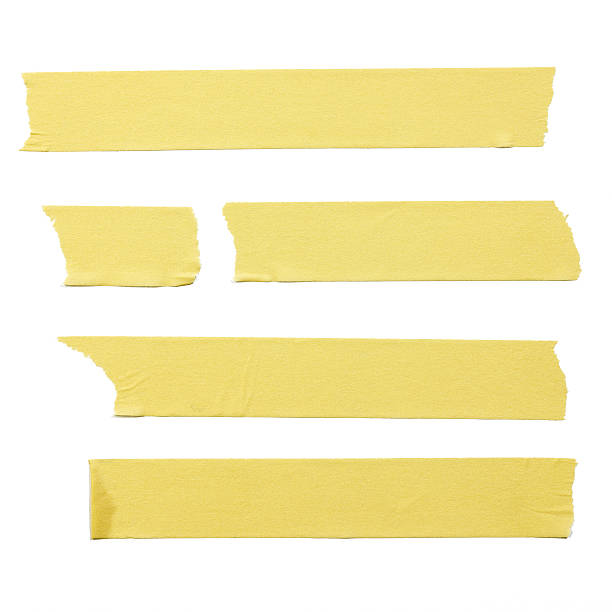 Adhesive Masking Tape http://teekid.com/istockphoto/banner/banner3.jpg yellow paper stock pictures, royalty-free photos & images