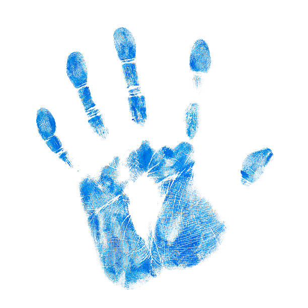 Blue Hand http://teekid.com/istockphoto/banner/banner3.jpg handprint stock pictures, royalty-free photos & images