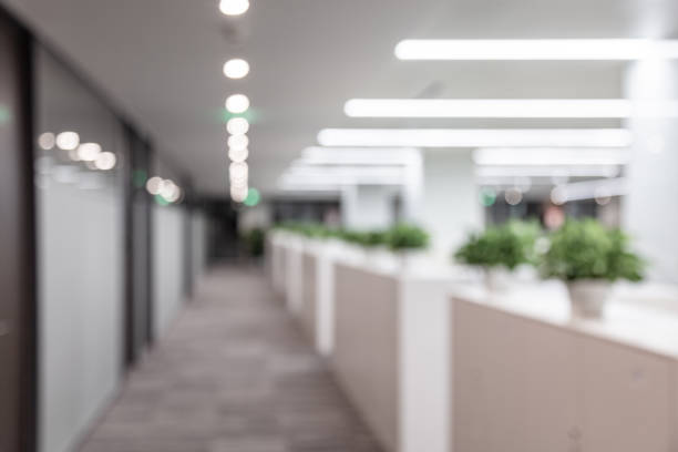 istock Blurred photo background of corporate office interior 1651892494