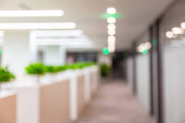 istock Blurred photo background of corporate office interior 1651892502