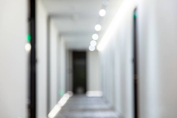 istock Blurred background shot of a corridor inside a modern building... 1651895176