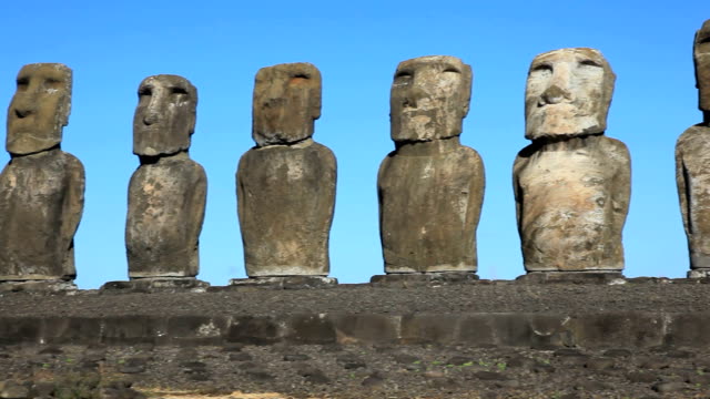 Rapa Nui Moais, Easter Island, Chile