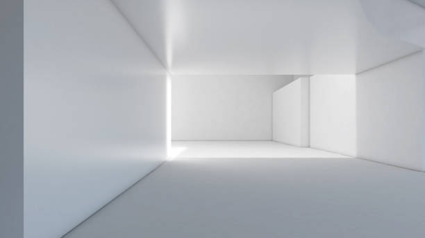 istock White open room with outdoor lighting., 3d rendering 1651923145
