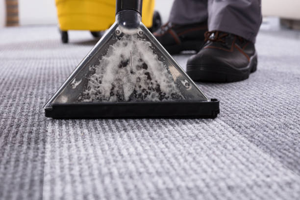 istock Person Cleaning Carpet With Vacuum Cleaner 1652006068