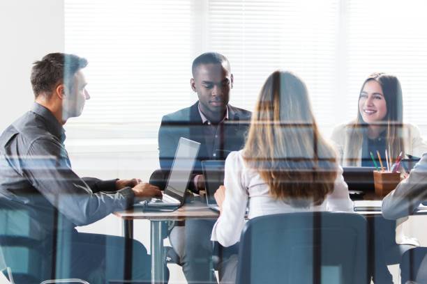 istock Businesspeople In Meeting 1652006456