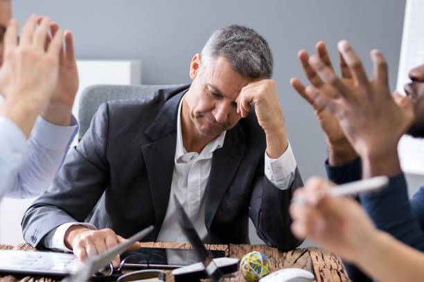 istock Business People Arguing In Meeting 1652006483