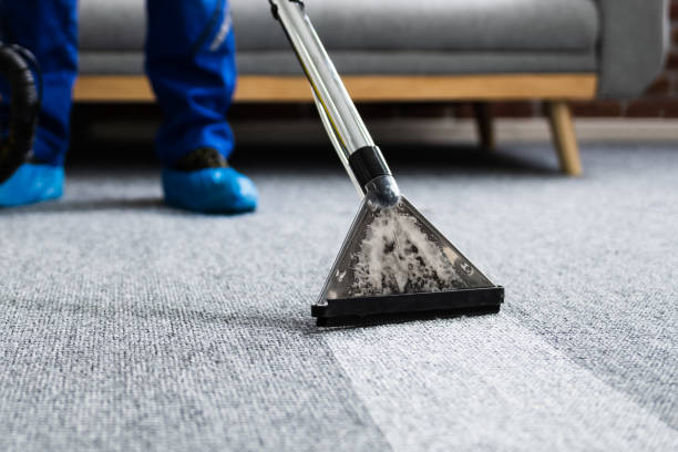 istock Janitor Cleaning Carpet With Vacuum Cleaner 1652009229