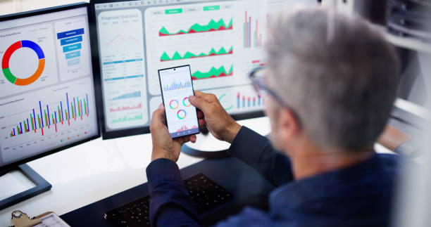 KPI Business Analytics Data Dashboard stock photo