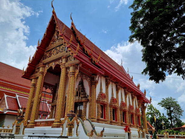 istock Thai church at temple in Thailand. 1652029324