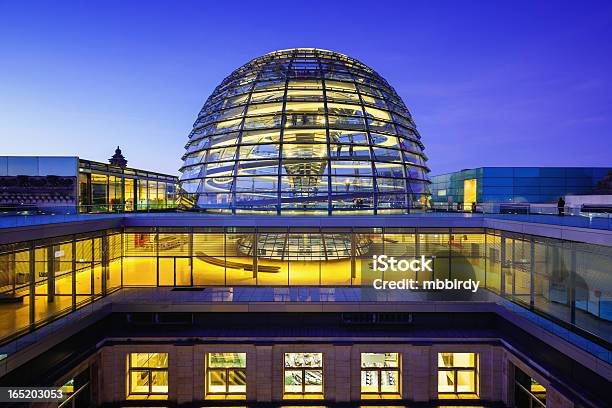 Reichstag Dome In Berlin Stock Photo - Download Image Now - Bundestag, The Reichstag, Cupola