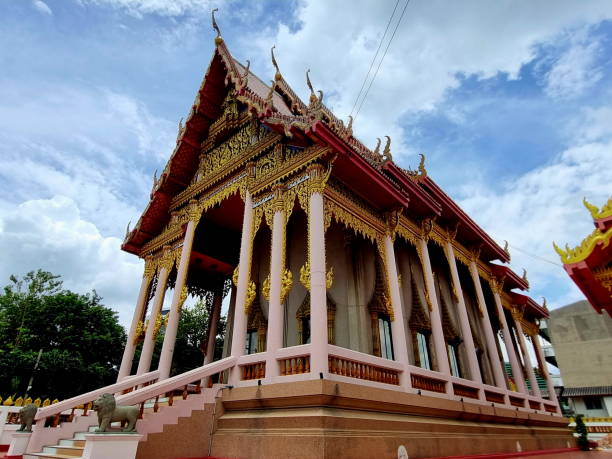 istock Thai church at temple in Thailand. 1652037279