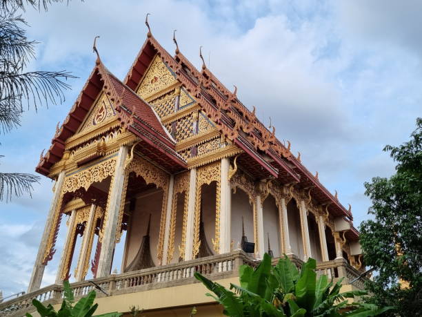 istock Thai church at temple in Thailand. 1652043541