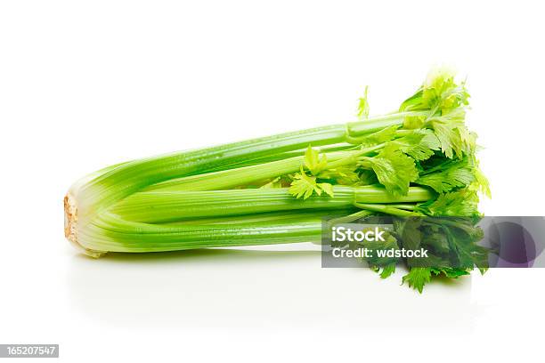 Bunch Of Celery Stock Photo - Download Image Now - Celery, White Background, Cut Out