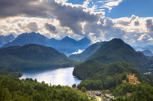istock Castle on the hill among mountains in Germany. 165208921