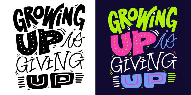 istock Set with hand drawn lettering quotes in modern calligraphy style, t-shirt design. Slogans for print and poster design. Vector 1652103188