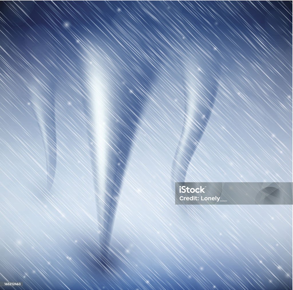 Naturalne tło z tornado - Grafika wektorowa royalty-free (Bez ludzi)