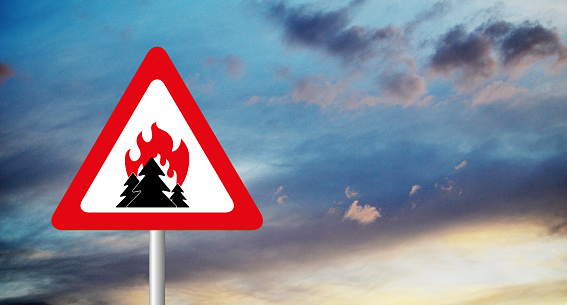 forest fire sign