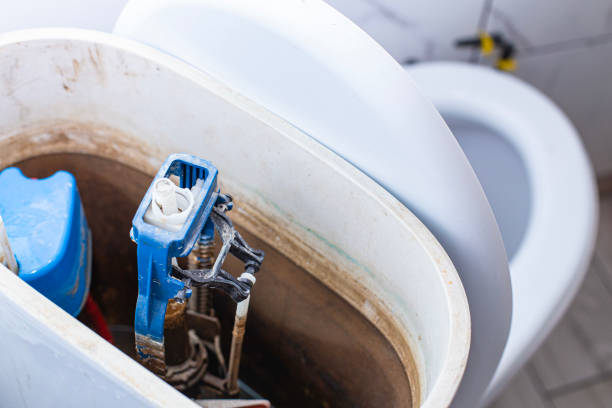 istock ceramic old white toilet while repairing a flush device close-up, the background is blurred with a bokeh effect 1652158146