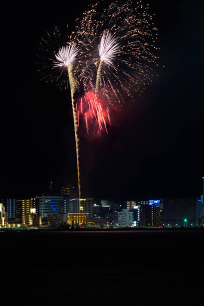 istock Beautiful fireworks display in Kitakyushu 2023 1652168559