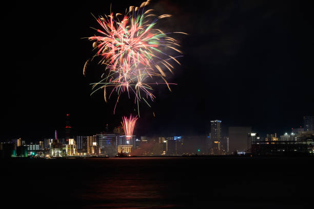 istock Beautiful fireworks display in Kitakyushu 2023 1652173036