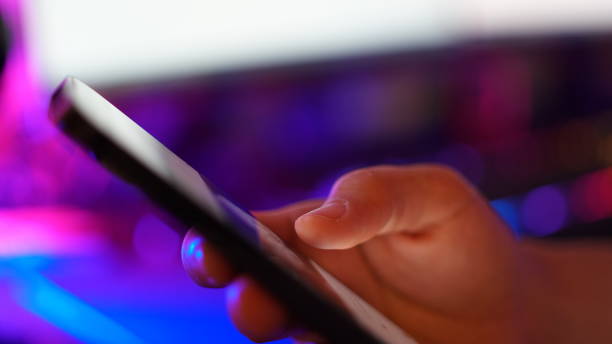 istock Using Mobile Phone Close-up, Social Media Online Business 1652219441