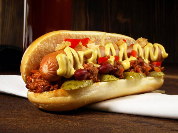 istock Chili with hot dog meat 1652262884
