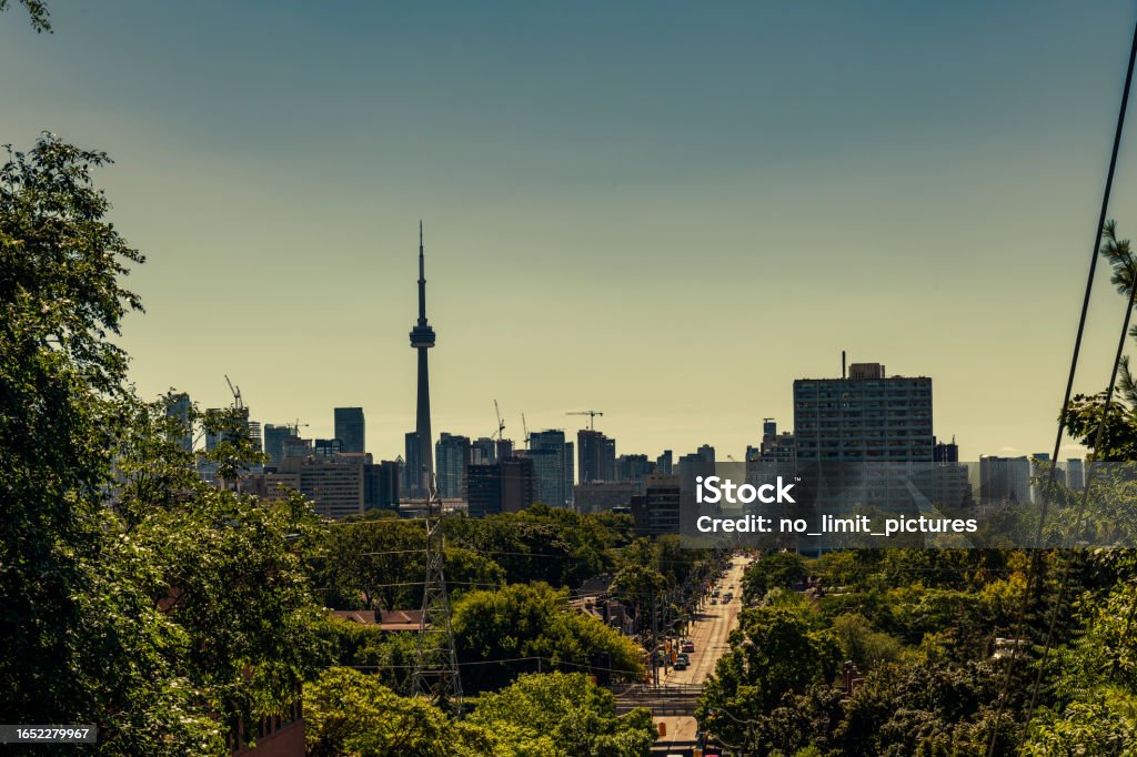 Skyline with some skyscraper at Toronto city view Toronto Architecture Stock Photo