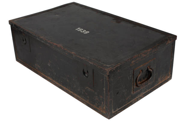 istock WW2 German Army ammunition wooden crate. 1652322822