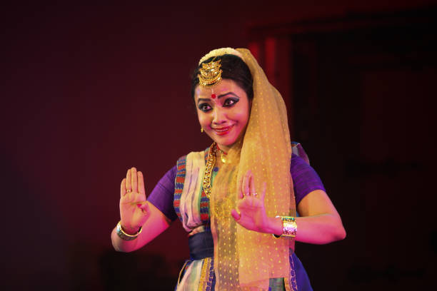 istock Beautiful sattriya dancer in various poses 1652330738
