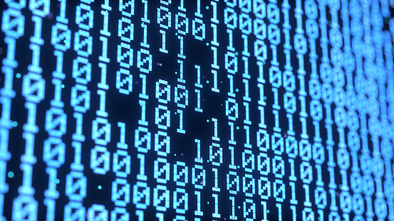 Big data with binary computer code