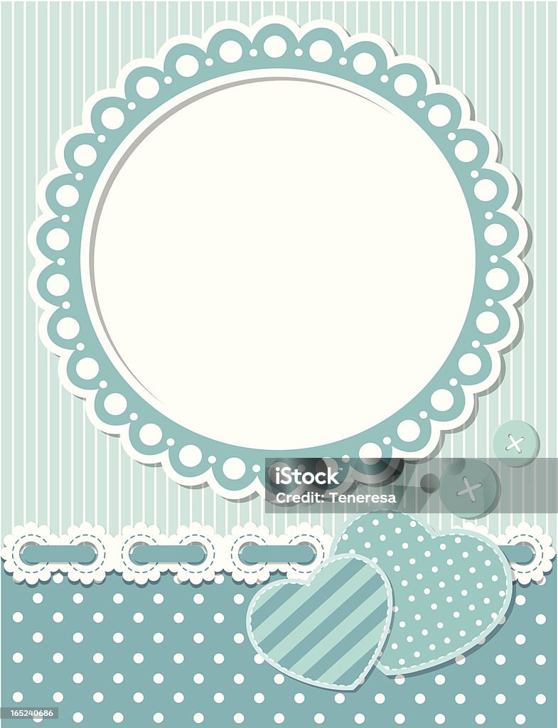 Retro scrapbook frame Retro scrapbook frame. Editable vector background. EPS 10 Announcement Message stock vector