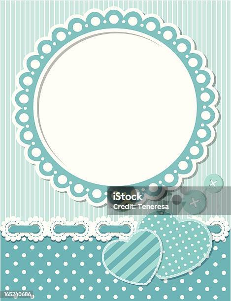 Retro Scrapbook Frame Stock Illustration - Download Image Now - Announcement Message, Beautiful People, Beauty