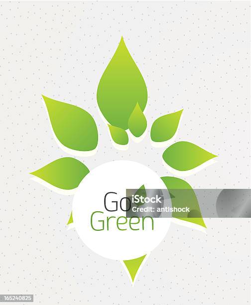 Ilustración de Vector Go Green Leaves Fondo y más Vectores Libres de Derechos de Abstracto - Abstracto, Agua, Alegre