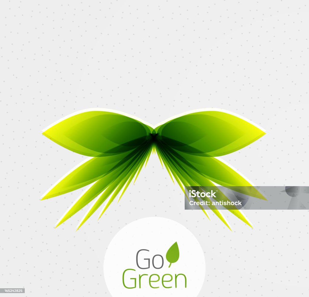 Vecteur brillant fond vert nature - clipart vectoriel de Abstrait libre de droits
