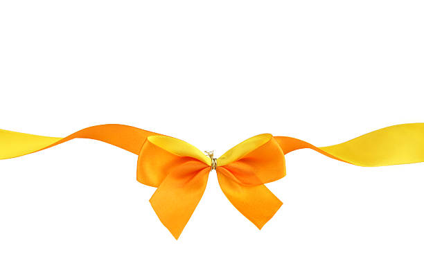 istock Orange and yellow ribbon 165242866
