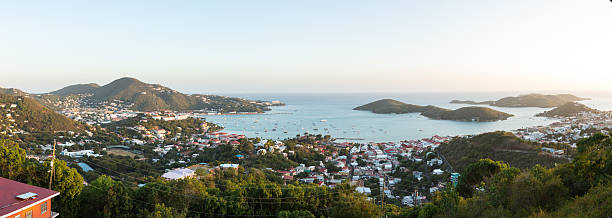 istock Sunset over Charlotte Amalie St Thomas 165247599