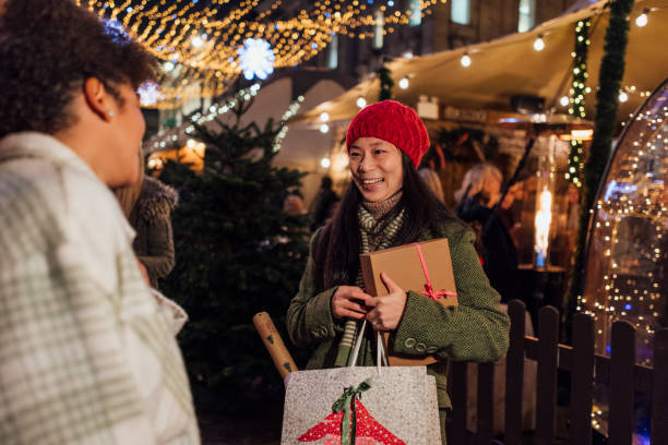 istock Christmas Shopping with Friends 1652478849