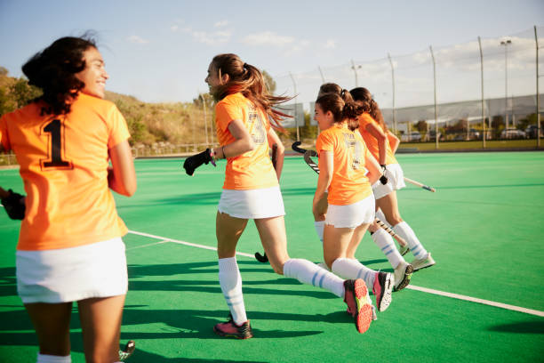 istock Ecstatic Celebration: Teammates Run in Triumph After Goal 1652492504