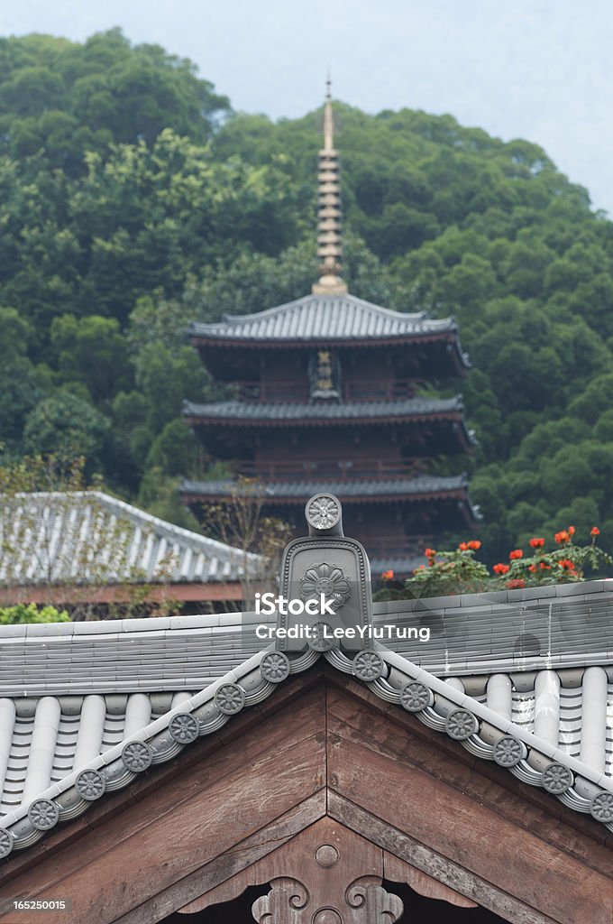 Templo Chinês - Royalty-free Ajardinado Foto de stock