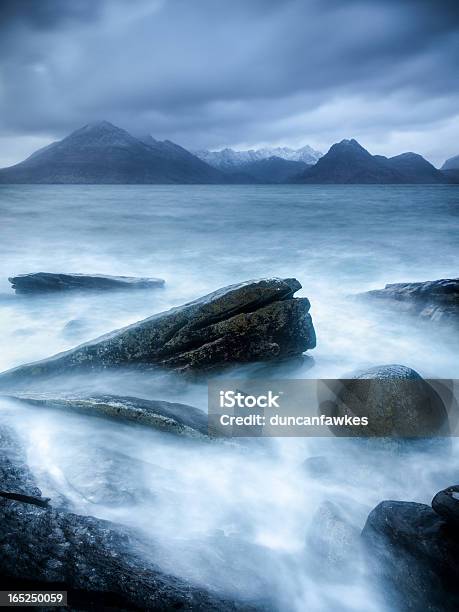 Photo libre de droit de Elgol Crépuscule banque d'images et plus d'images libres de droit de Bleu - Bleu, Bleu foncé, Boisson rafraîchissante