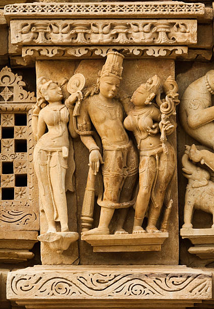 szczegóły khajuraho temple - khajuraho india sexual activity temple zdjęcia i obrazy z banku zdjęć