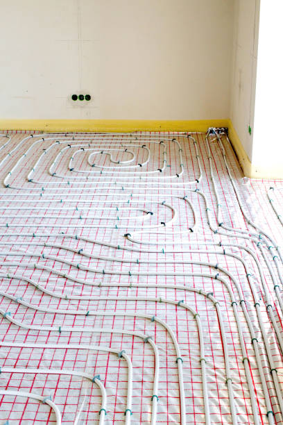 istock System of underfloor heating, work in progress on a construction site for a flat residence building 1652518136