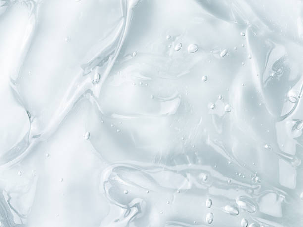 fondo de textura del gel cosmético - facial cleanser fotografías e imágenes de stock