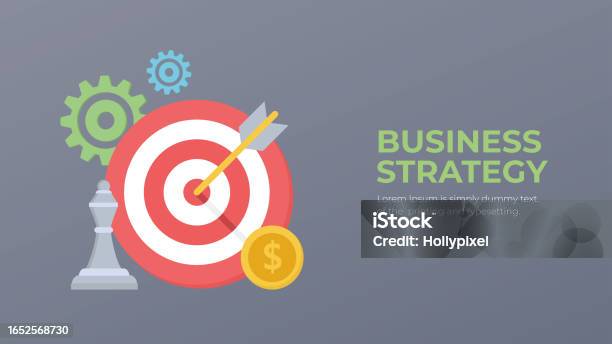 Strategy Stock Design Business Strategy Stock Illustration - Download Image Now - Accuracy ...