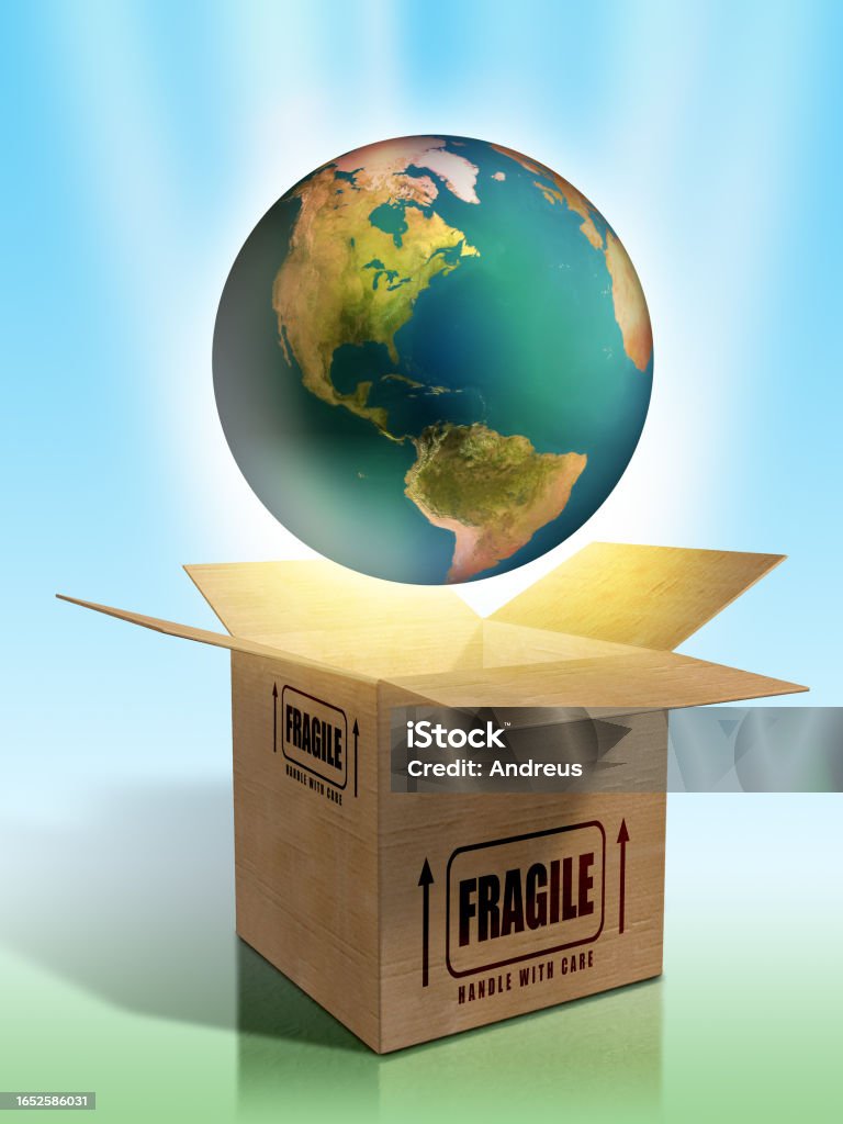 Fragile Earth Fragile Earth Stock Photo - Download Image Now - Industry, Sustainable ...