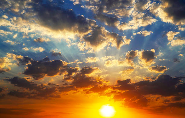 istock sunset sky with clouds for photo background 1652588780