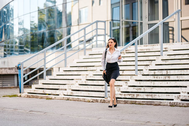 istock Young Businesswoman Running Late For Work 1652590895